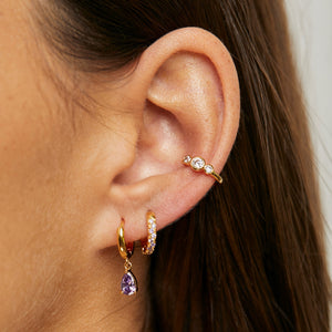 EARCUFF GALA BAÑADO EN ORO (1 UNIDAD)