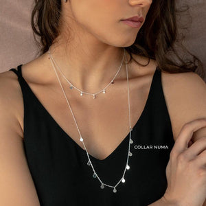 COLLAR SILK PLATA