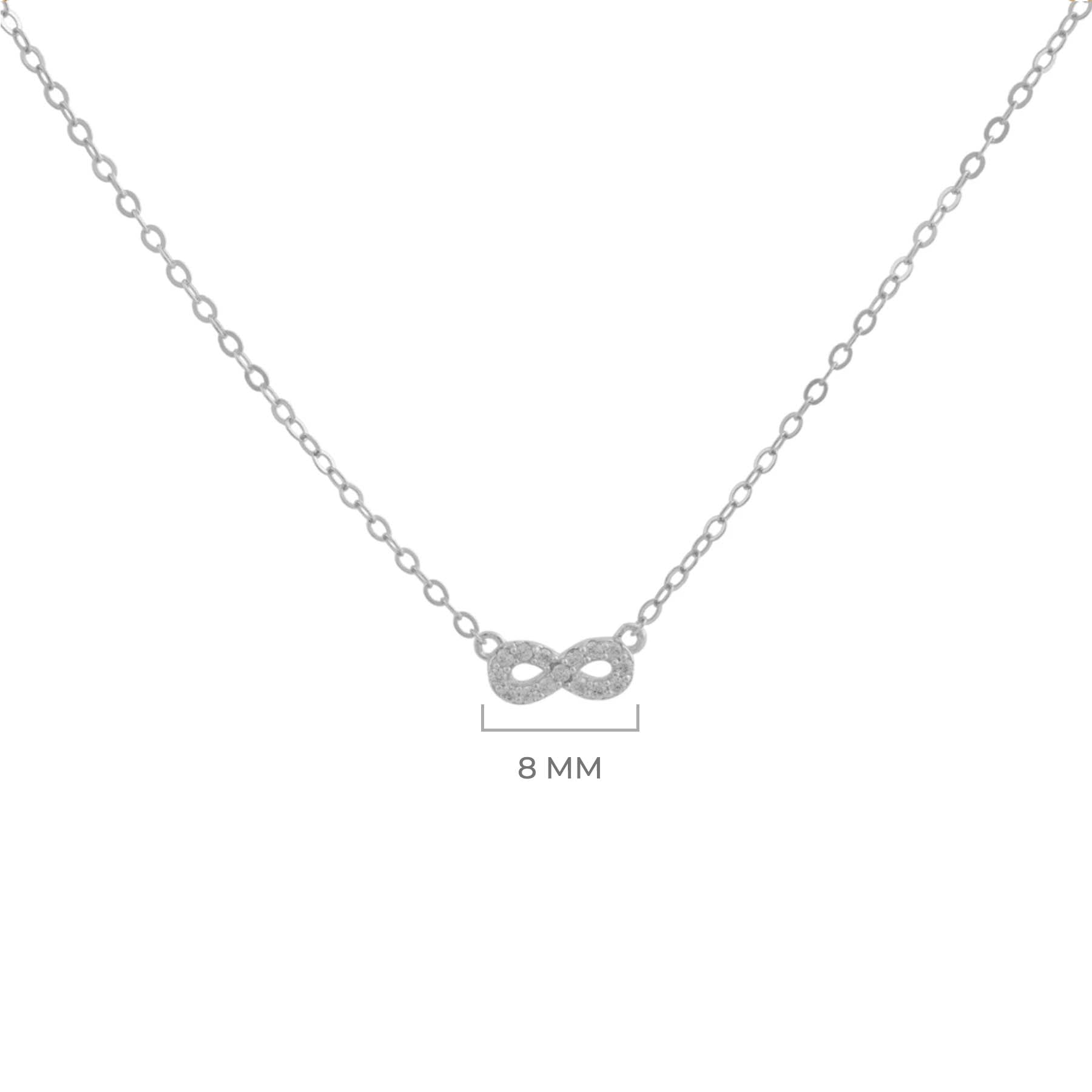 COLLAR INFINITO PLATA