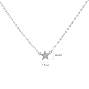 COLLAR ESTRELLA PLATA